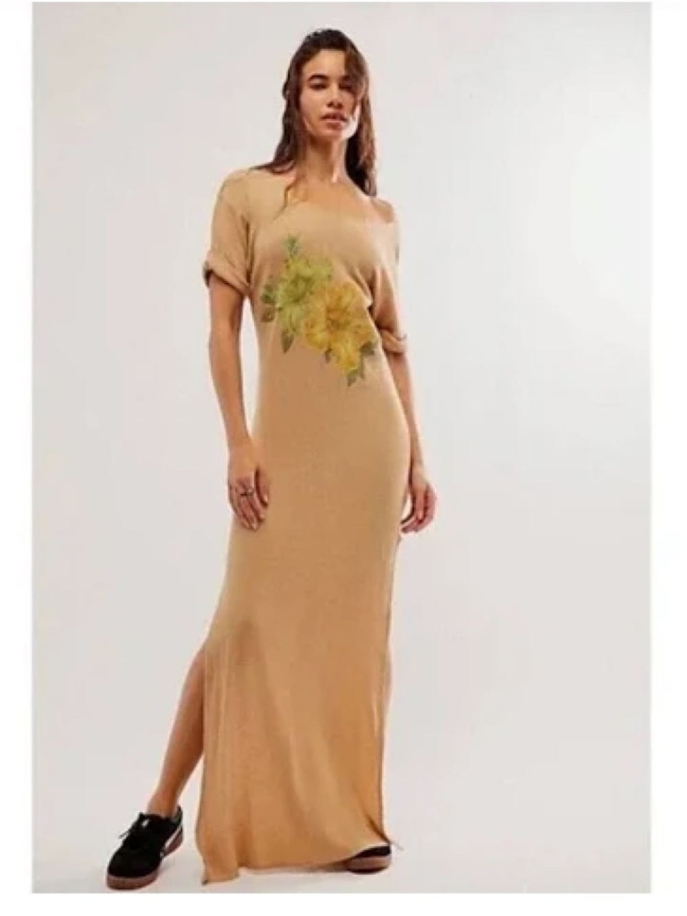 Free People Vintage Souls Hibiscus Maxi Dress